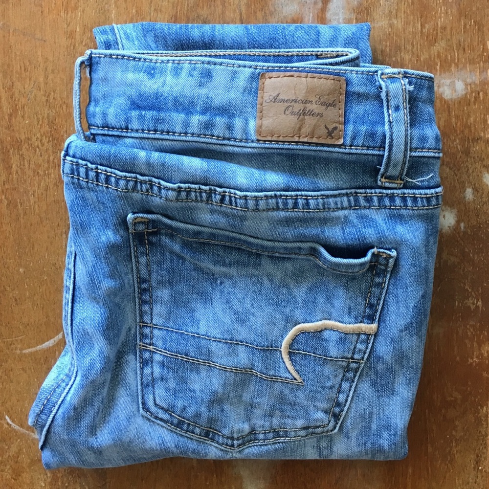 American Eagle Super Stretch Jegging print wash